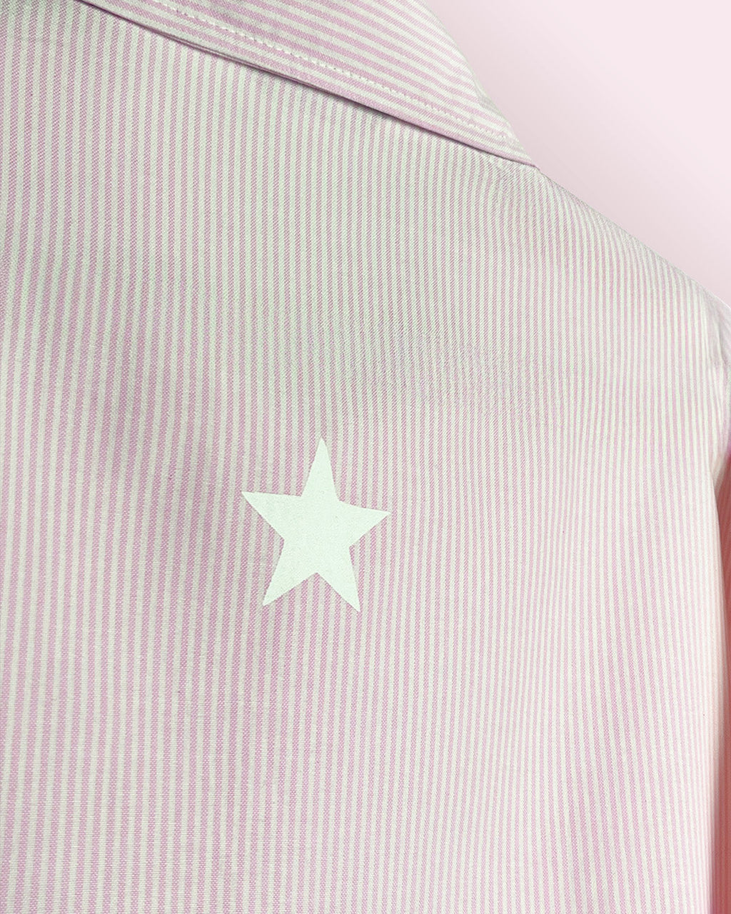 Greatest Pink Half Sleeve Striped Shirt