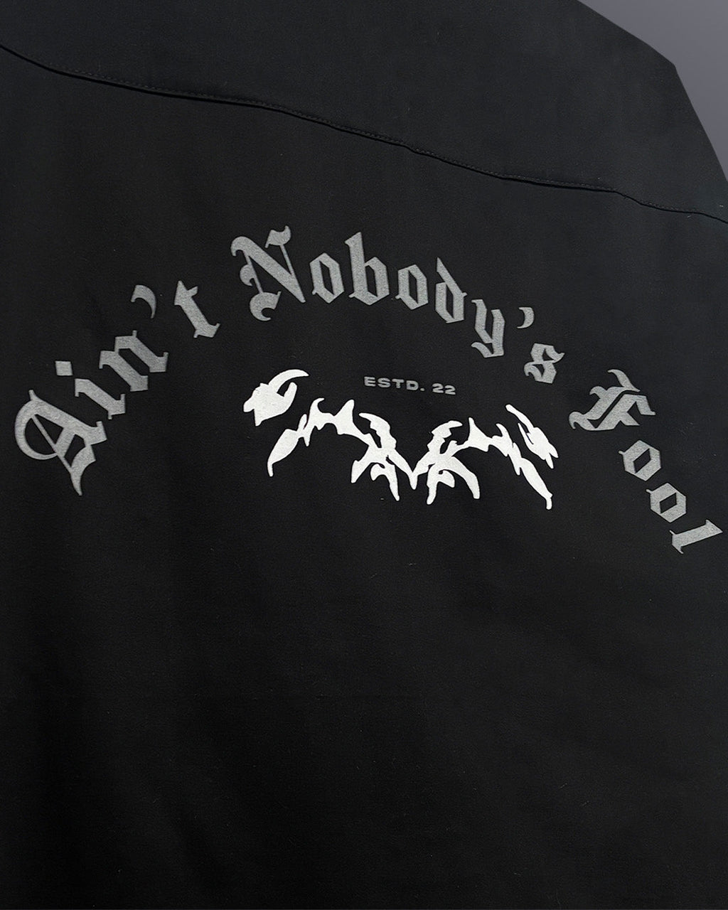 Rebel Black Cotton Shirt