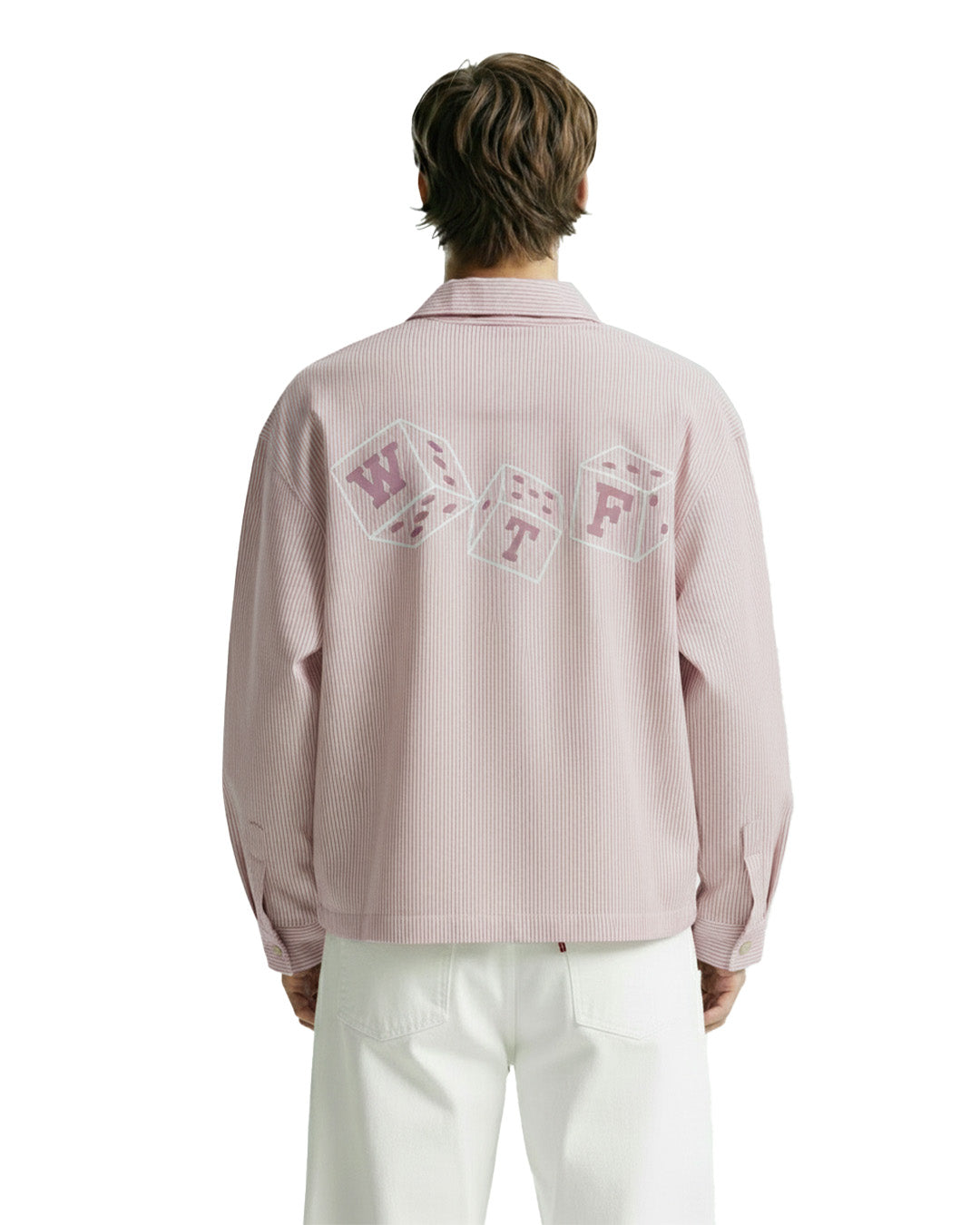 Rolling Pink Striped Shirt