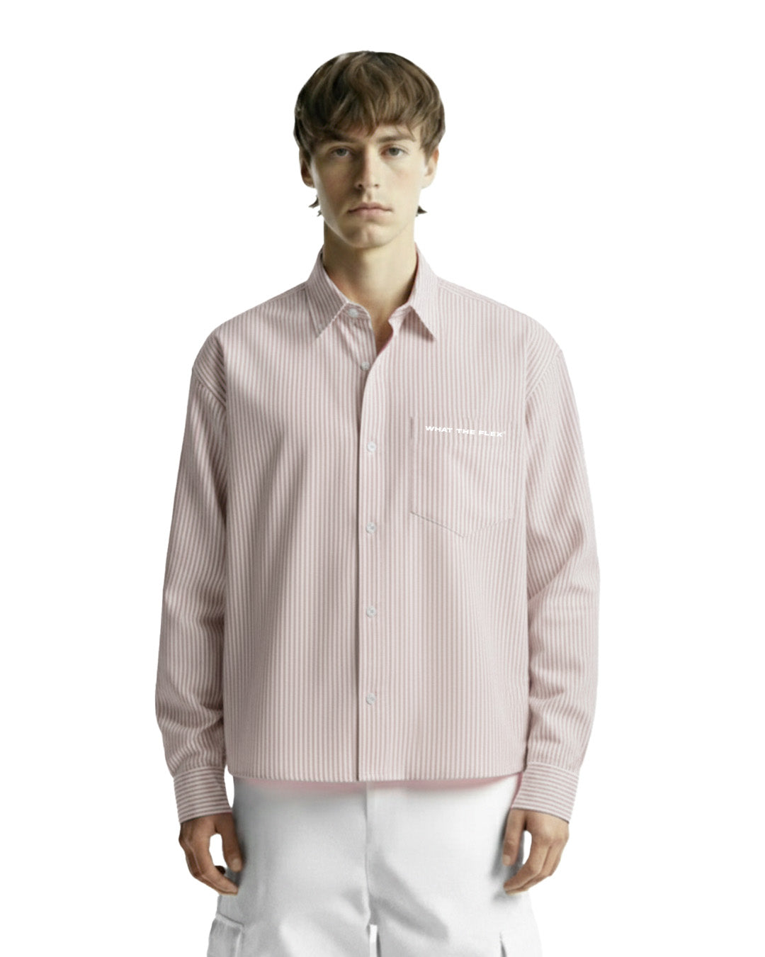 Rolling Pink Striped Shirt