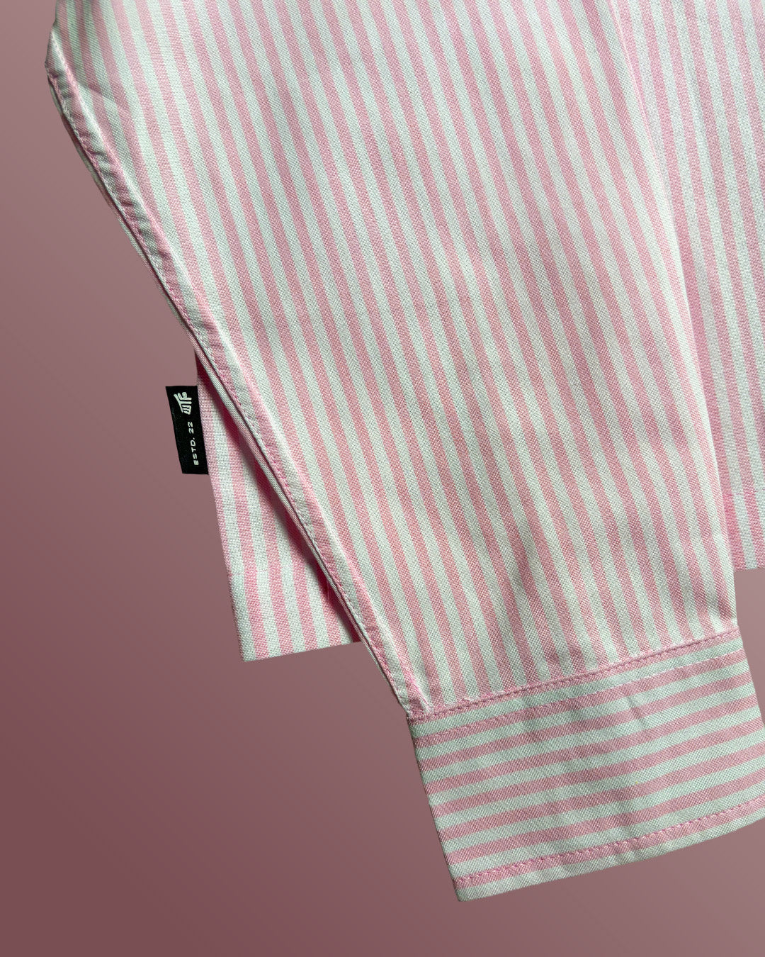 Rolling Pink Striped Shirt