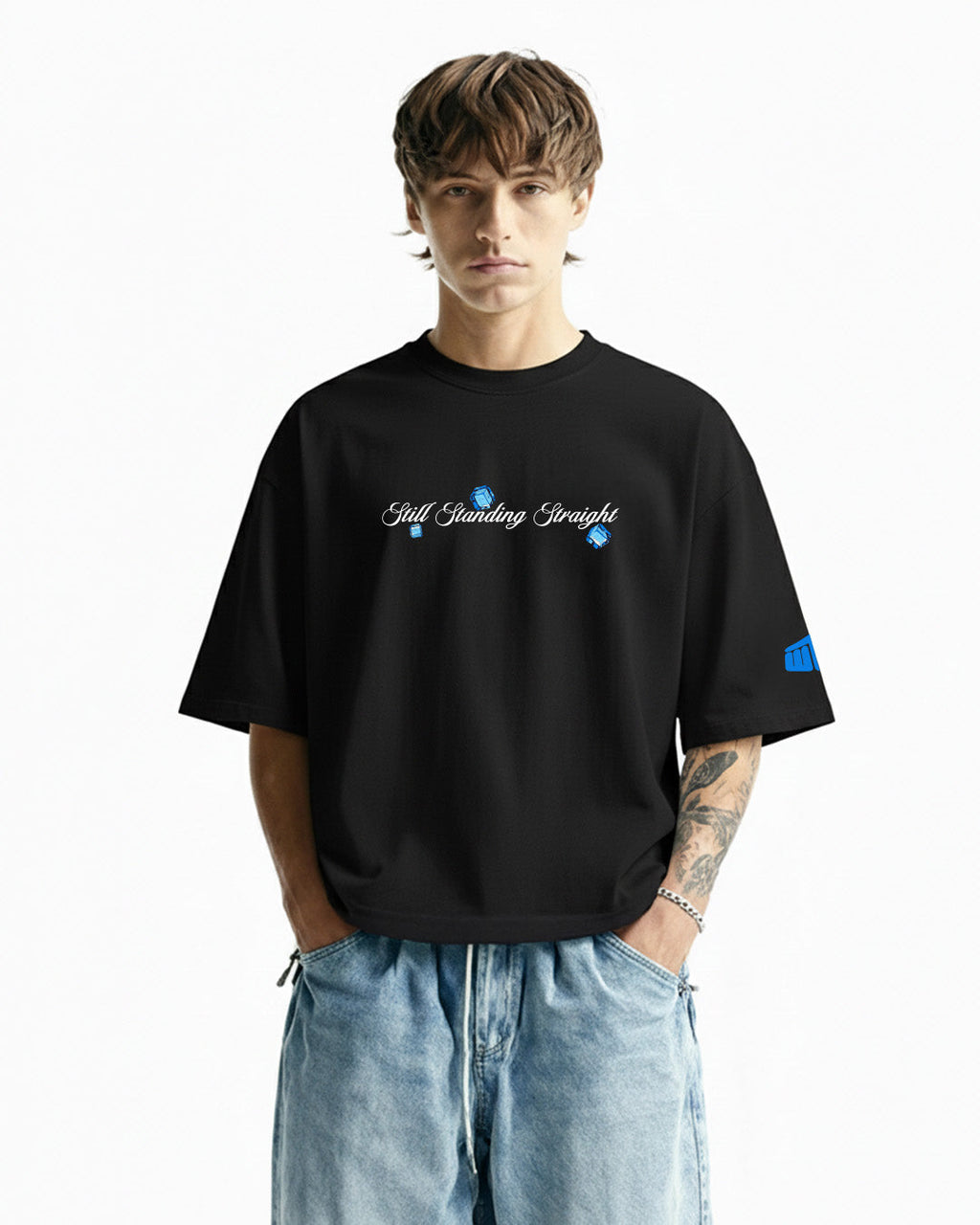 Sapphire Boxy-Fit T-shirt