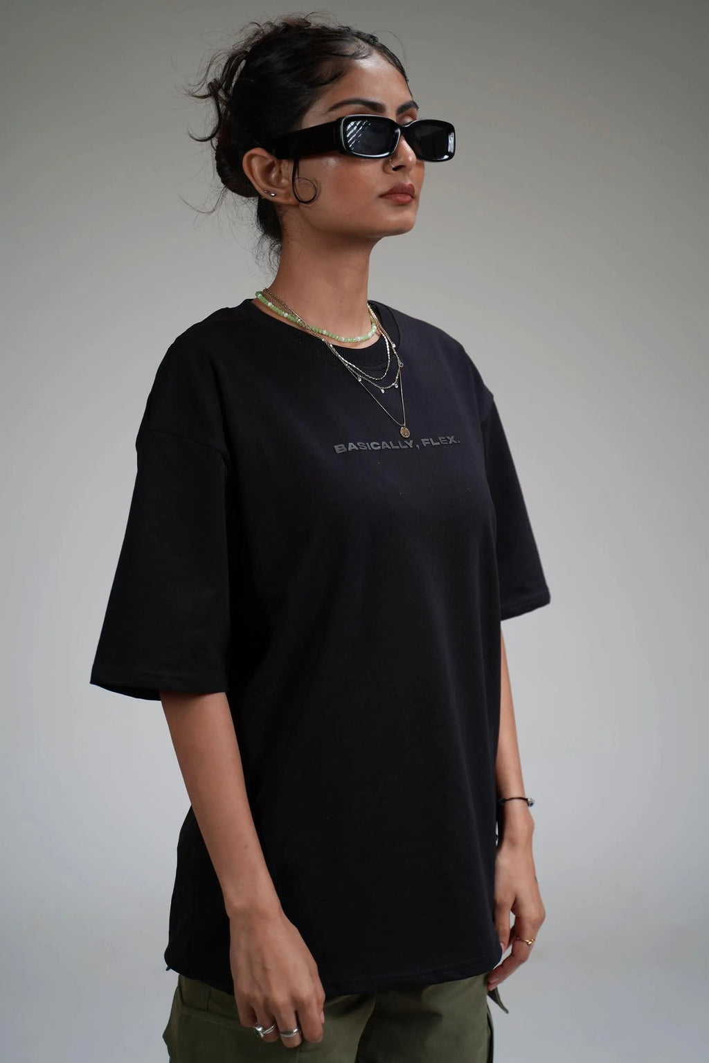 Basic Plain Black Heavyweight T-shirt