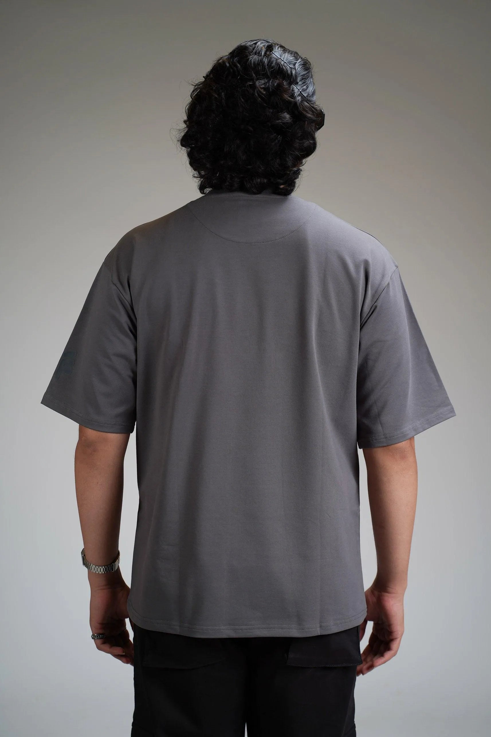 Basic Plain Grey Heavyweight T-shirt
