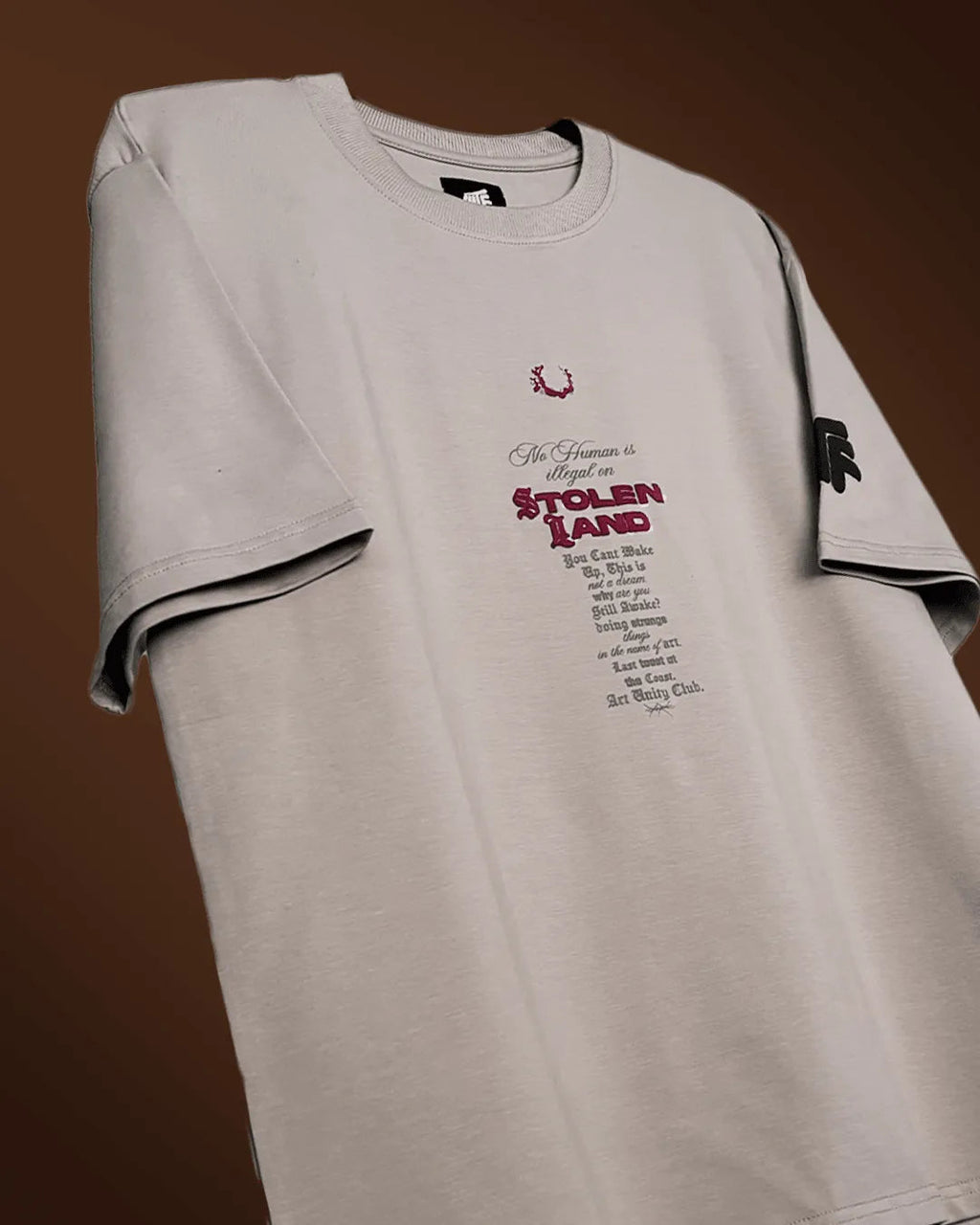 Stolen Land Beige Heavyweight T-shirt