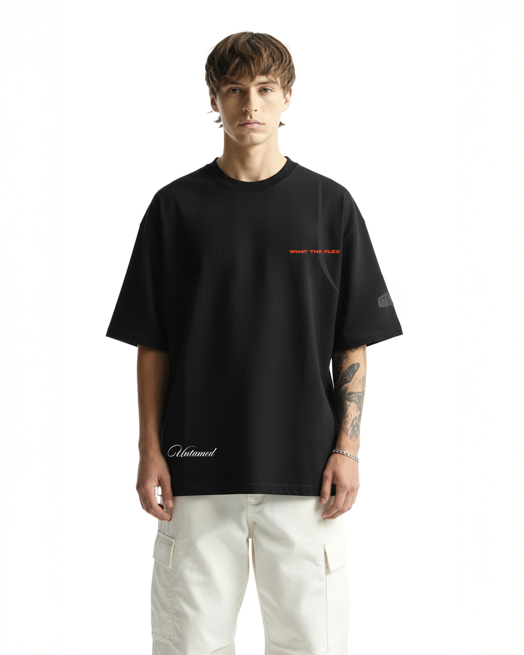 Untamed Black Heavyweight T-Shirt