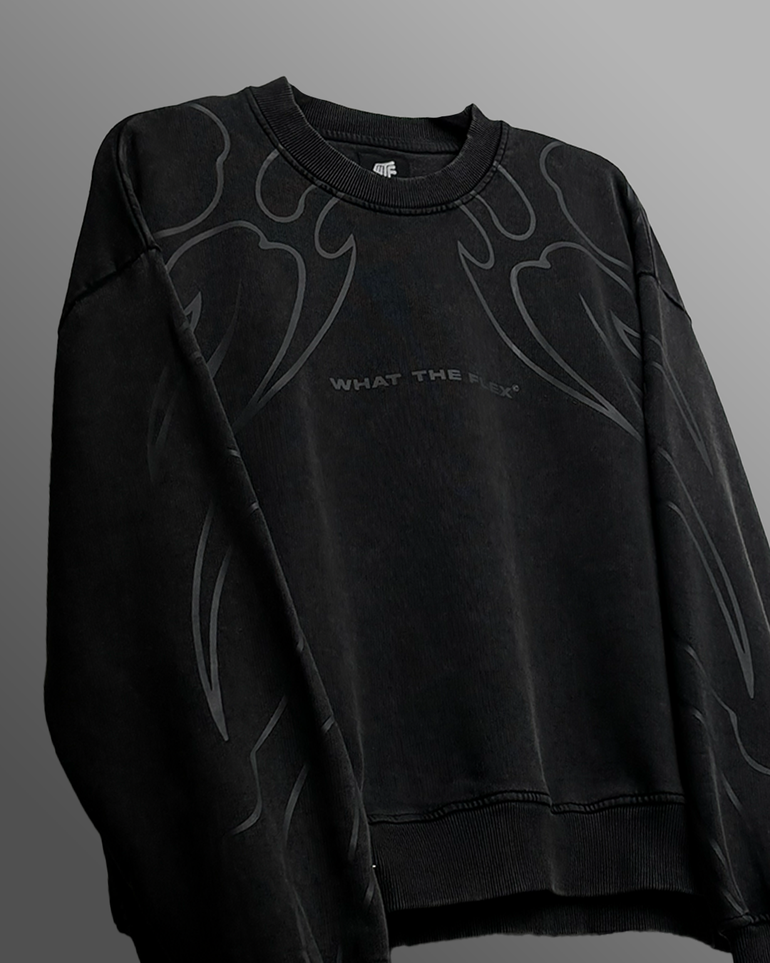 Wildfire Acid Wash Boxy-Fit Sweatshirt