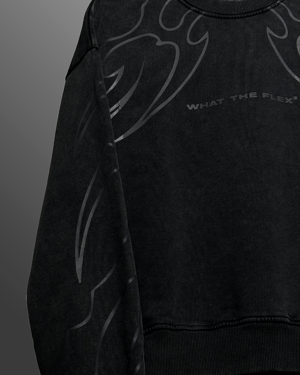 Wildfire Acid Wash Boxy-Fit Sweatshirt