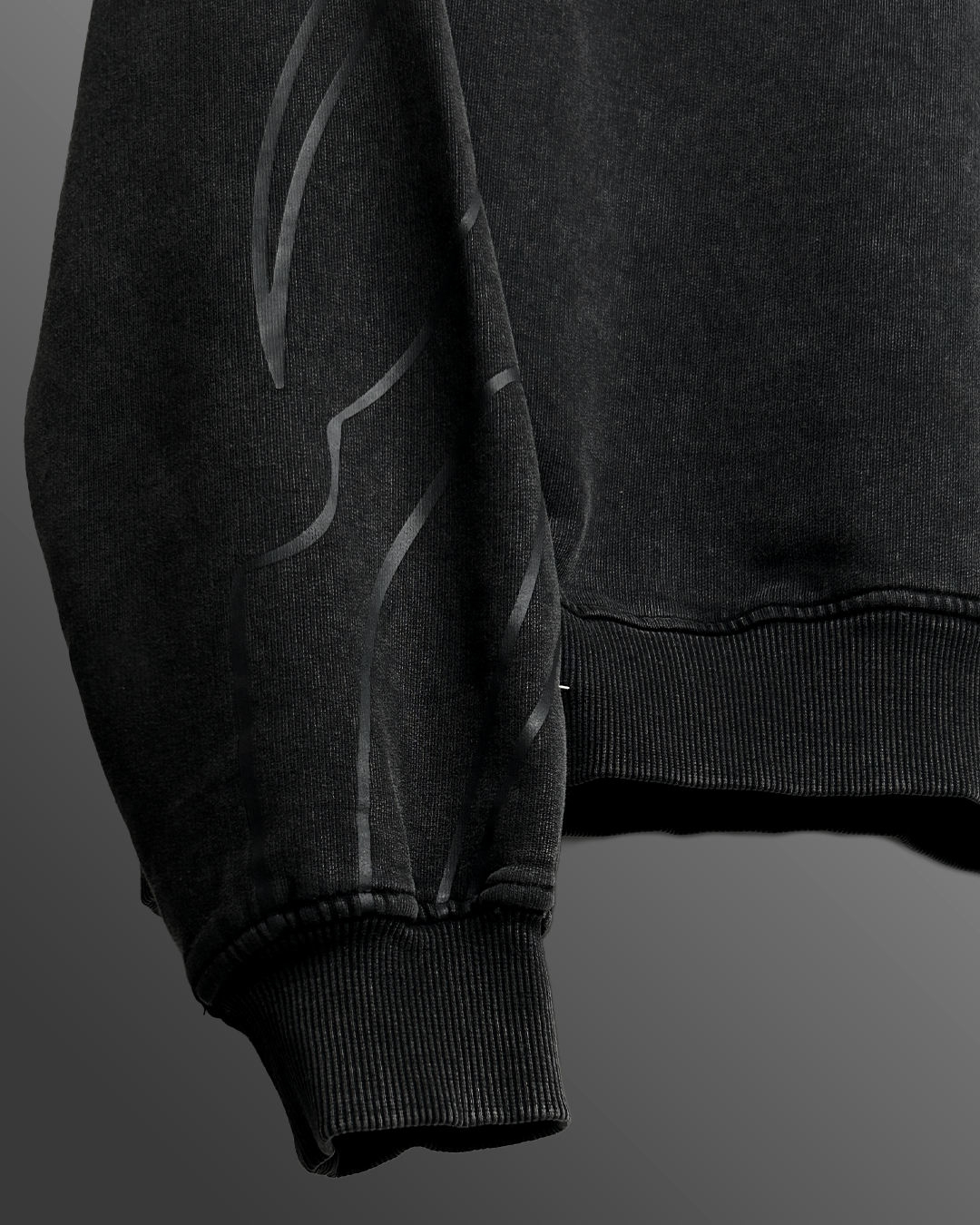 Wildfire Acid Wash Boxy-Fit Sweatshirt