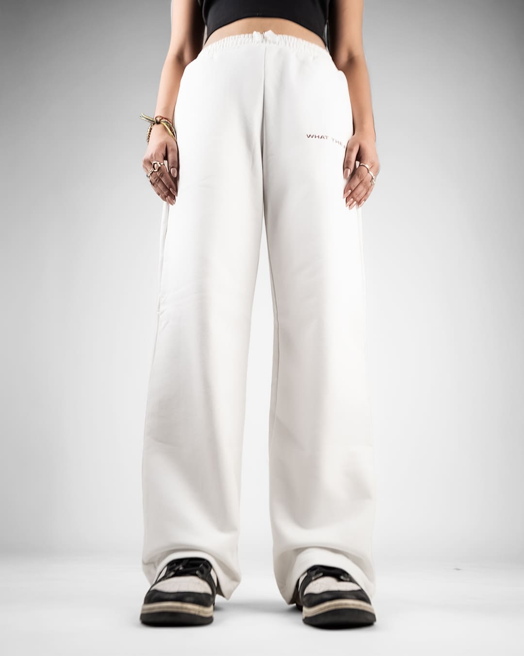 White Essential Cotton Pants