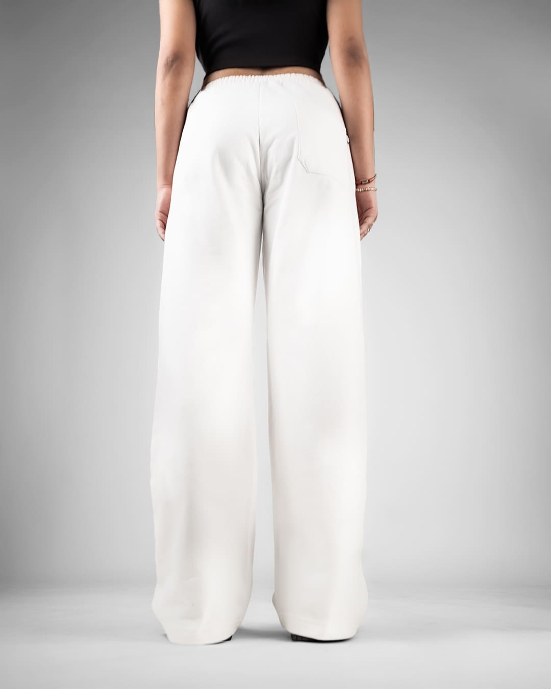 White Essential Cotton Pants