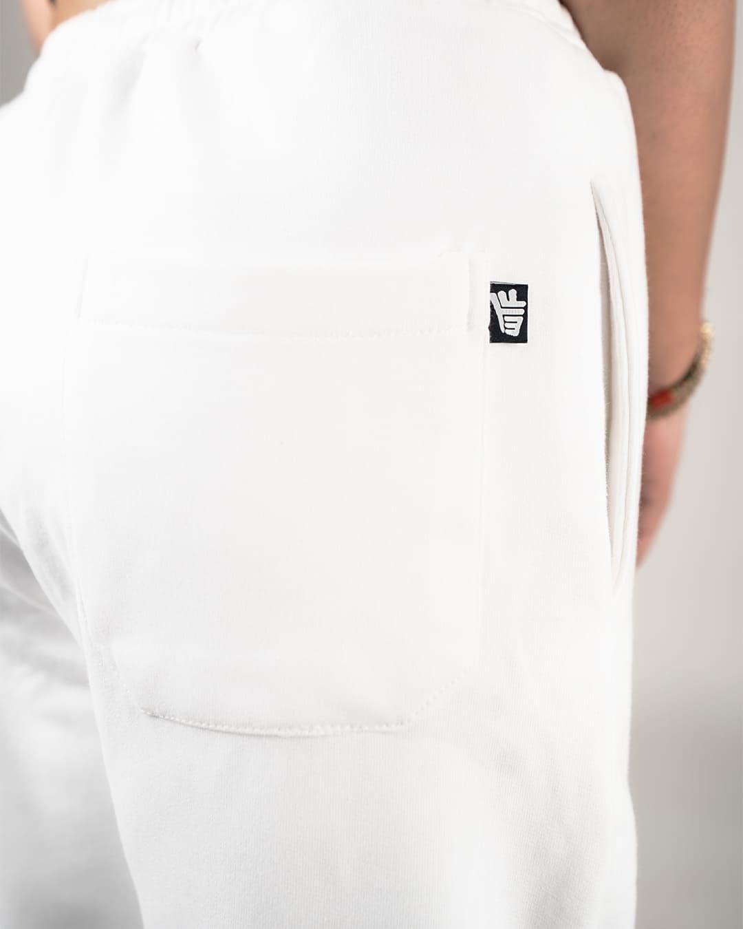 White Essential Cotton Pants