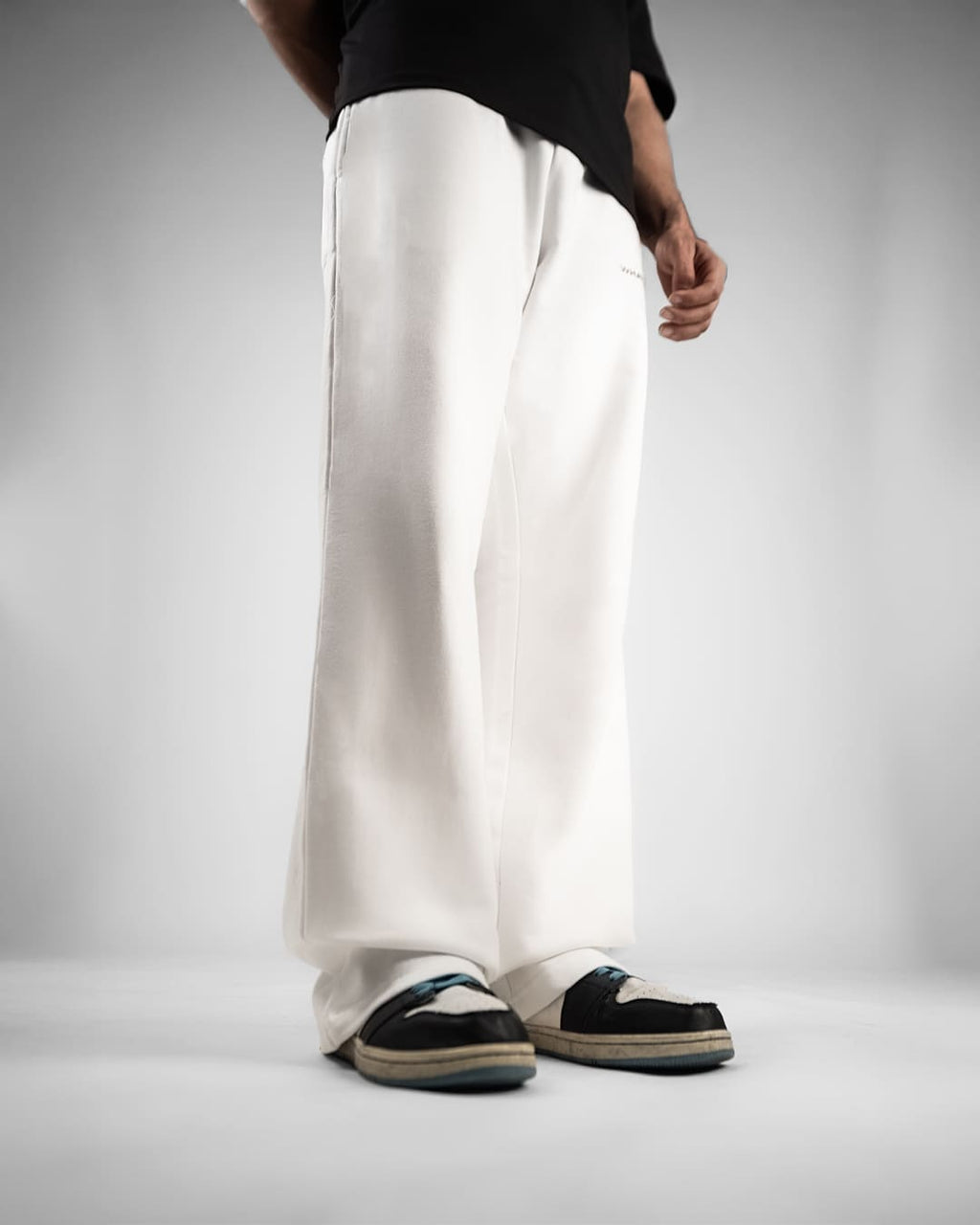White Essential Cotton Pants