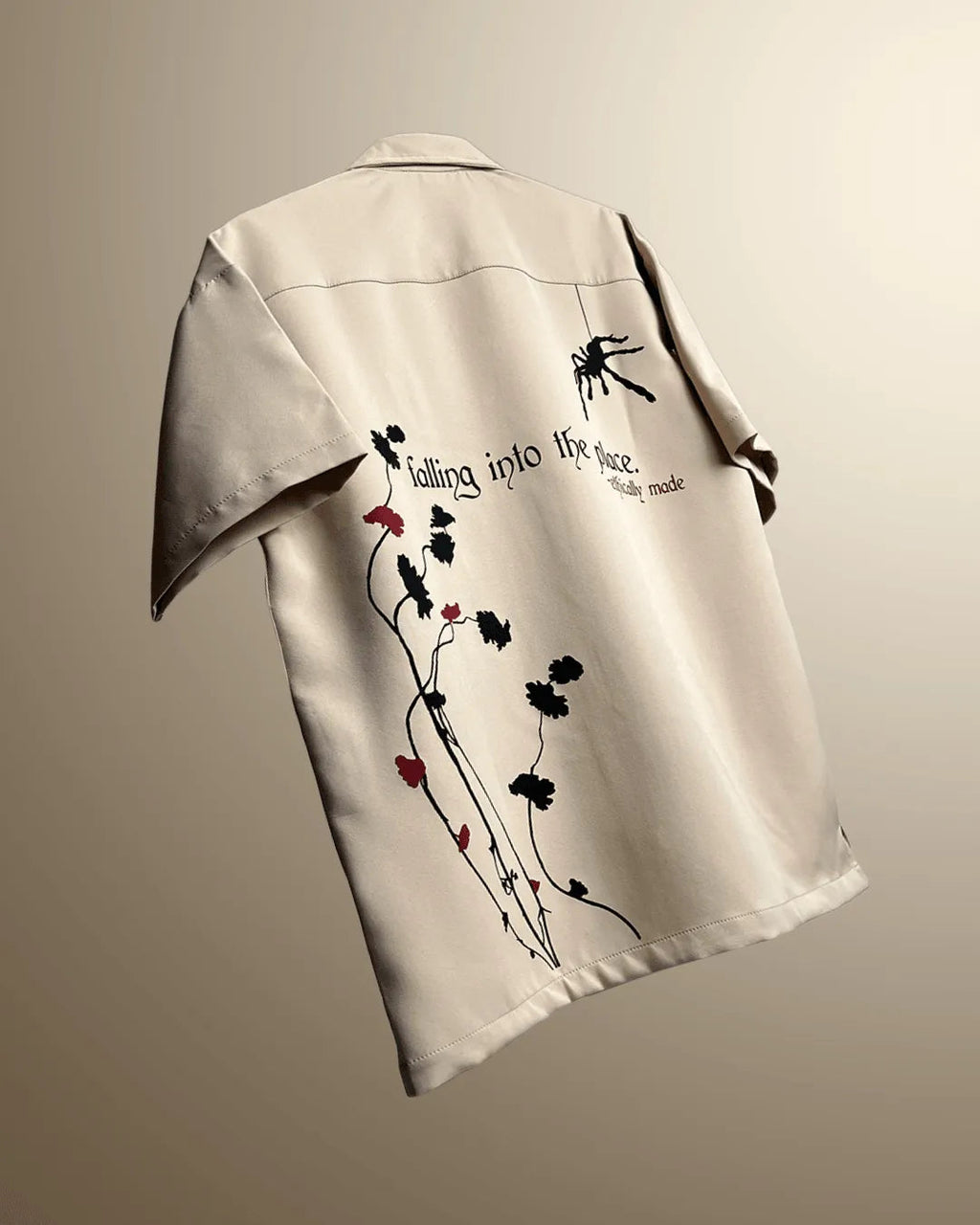 Flowers & Shadows Bowling Shirt