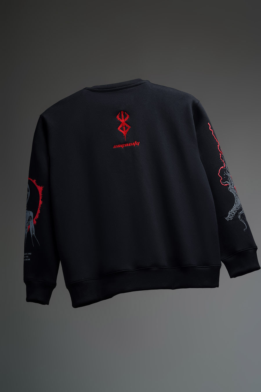 Tale Of Berserk - Anime Sweatshirt with Puff Print and Embroidery