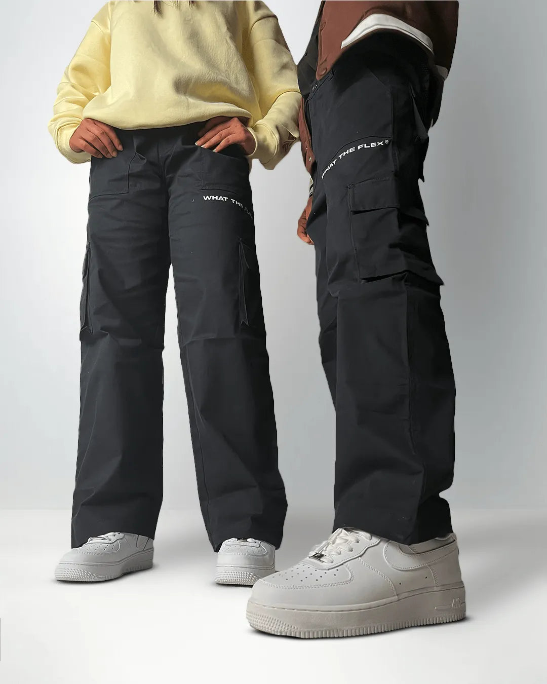 Solid Black Unisex Cargo