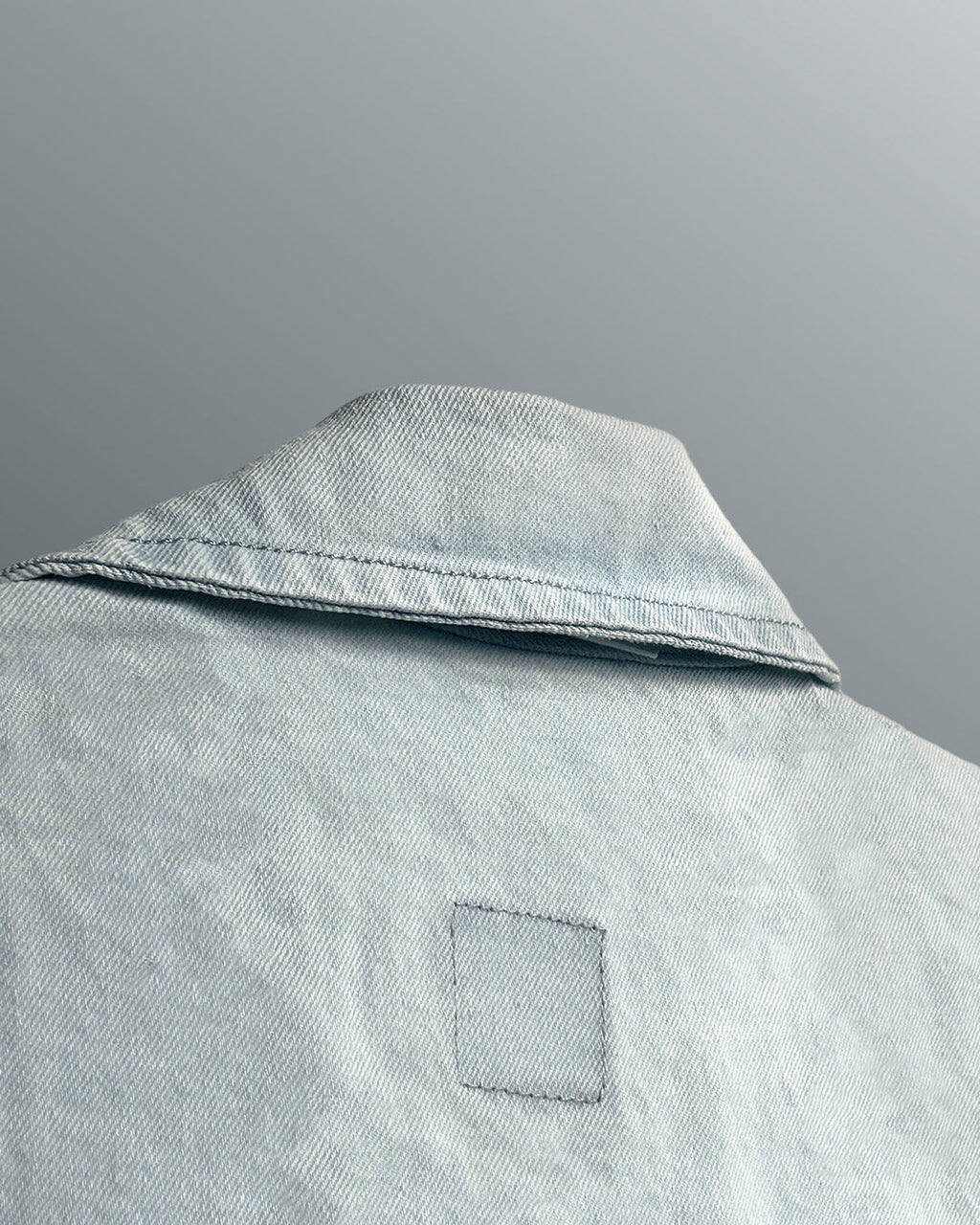 Blue Half Sleeve Denim Layer