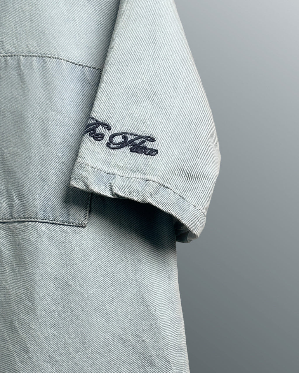 Blue Half Sleeve Denim Layer