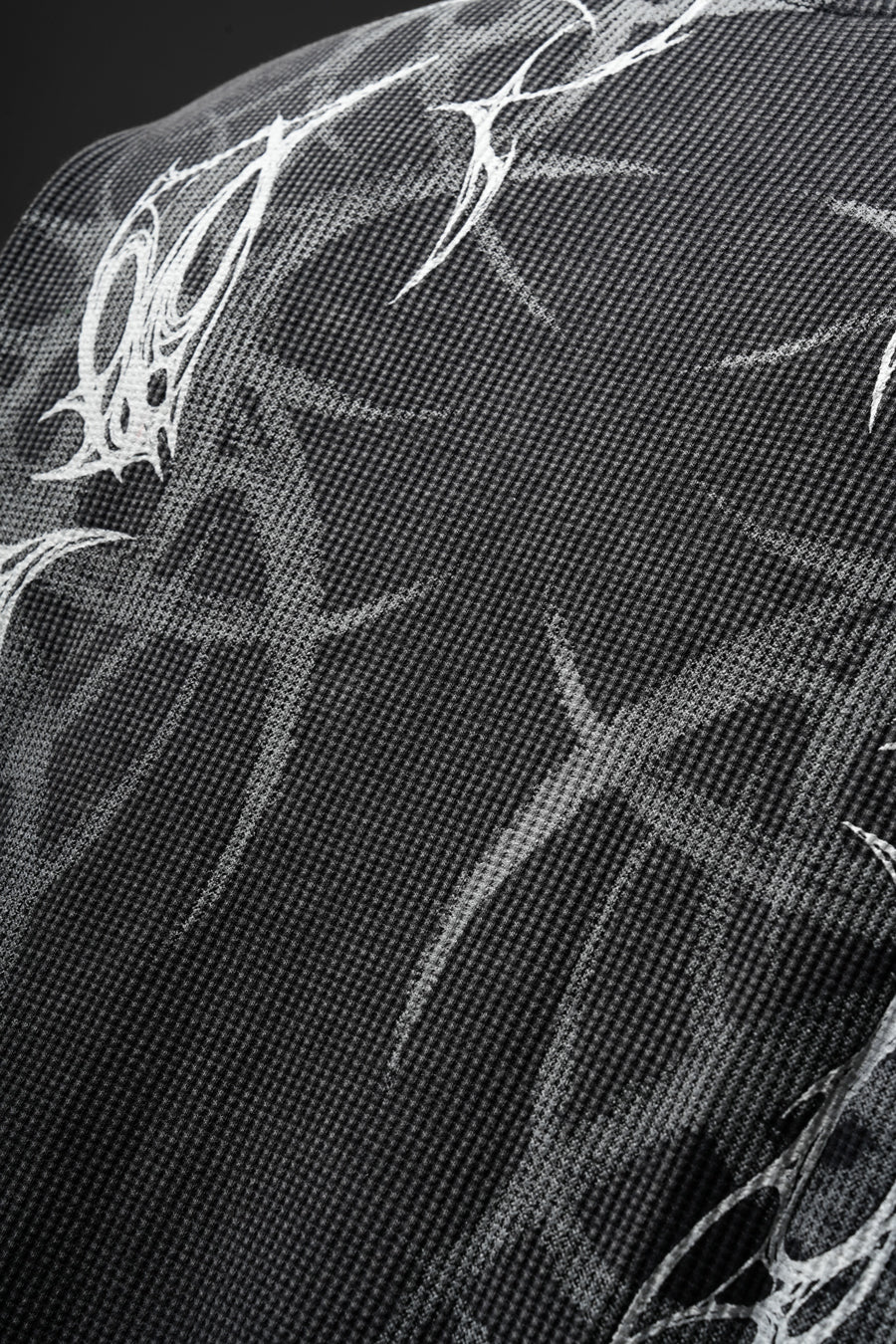 Malevolent Body - Waffle Fabric Full Sleeve T-shirt