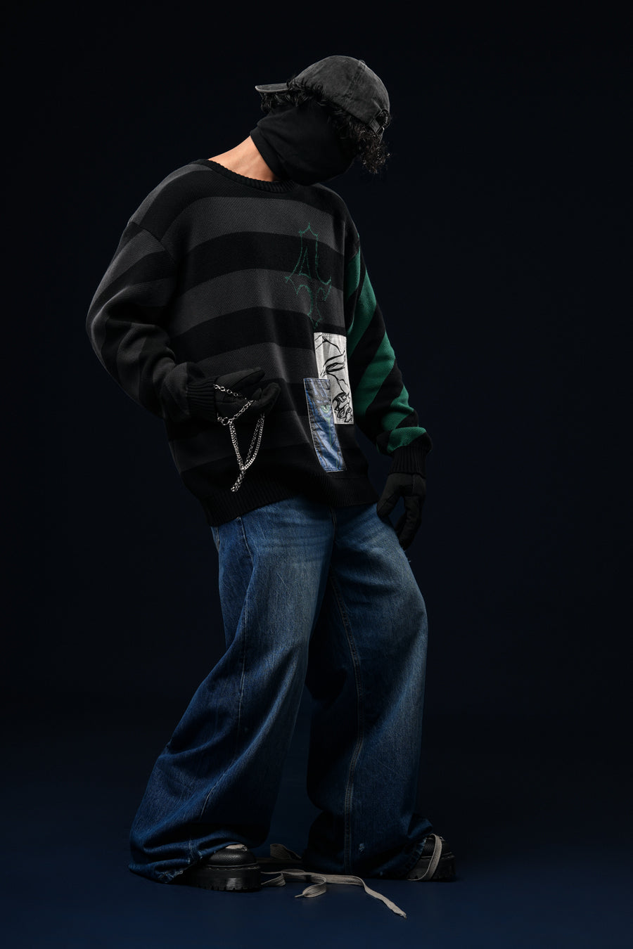 Cifer 04 - Knitted Goth Sweatshirt