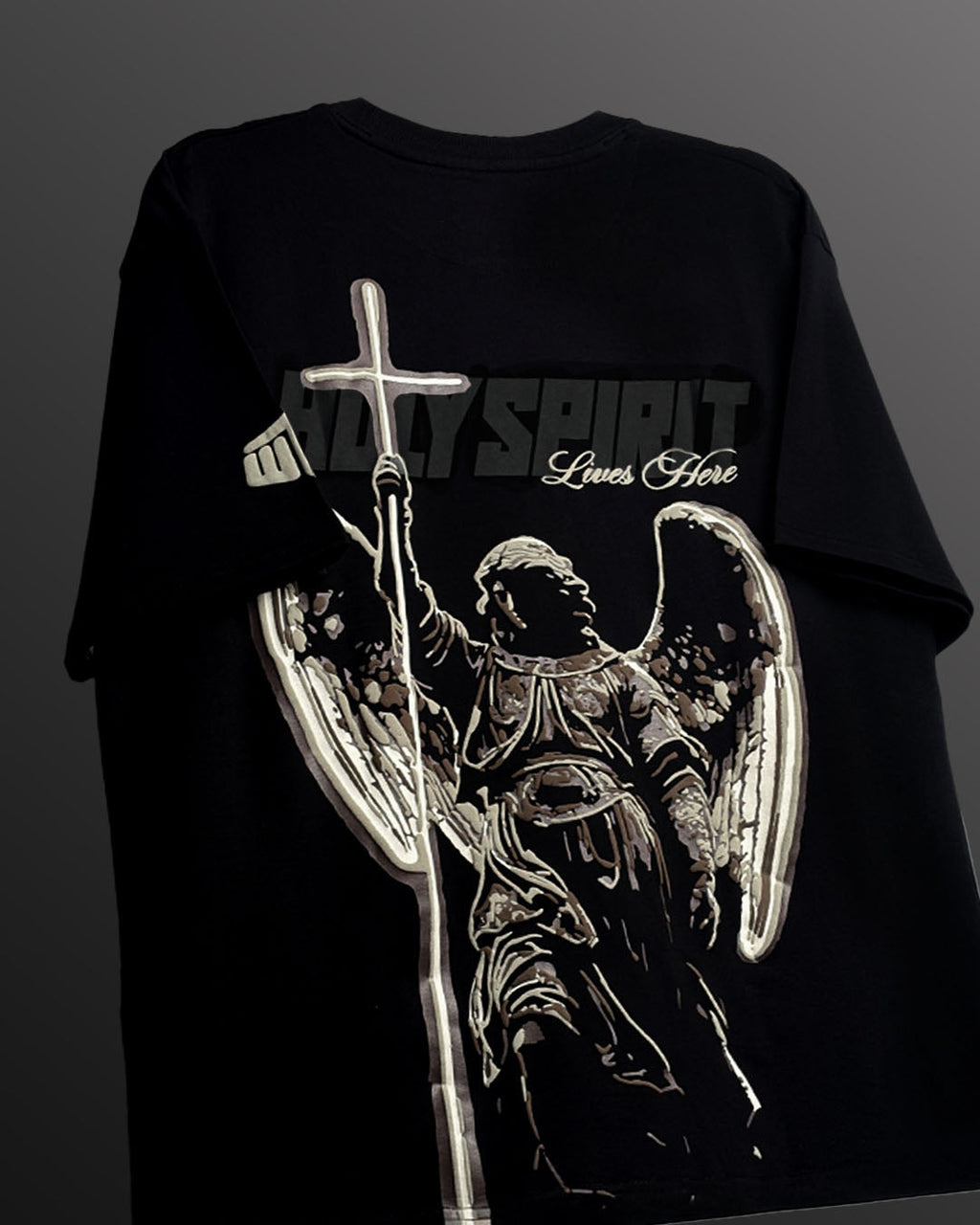 Holy Spirit Black Heavyweight T-Shirt