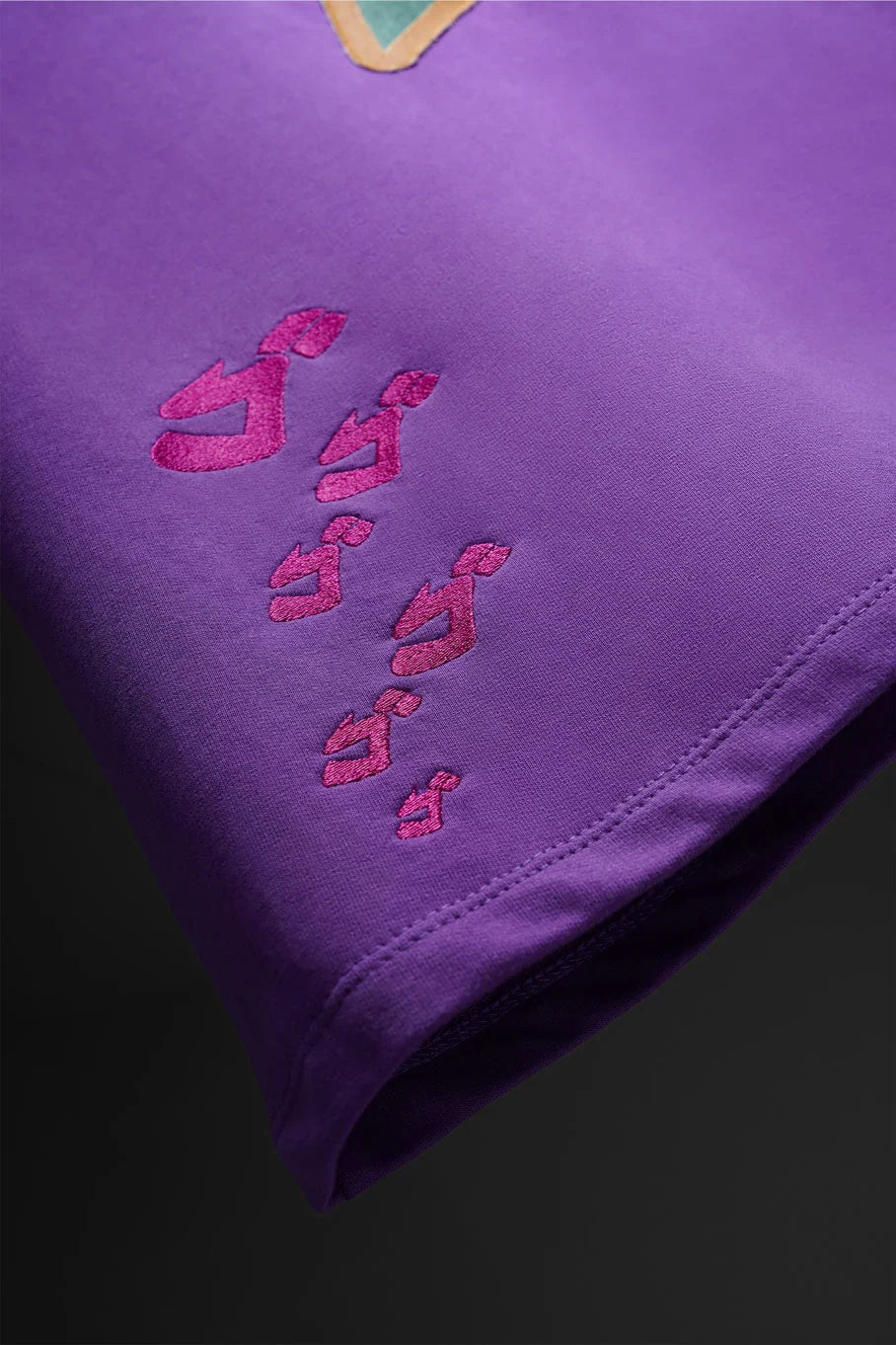 Jojo Reference - Anime Oversized T-shirt with Patchwork