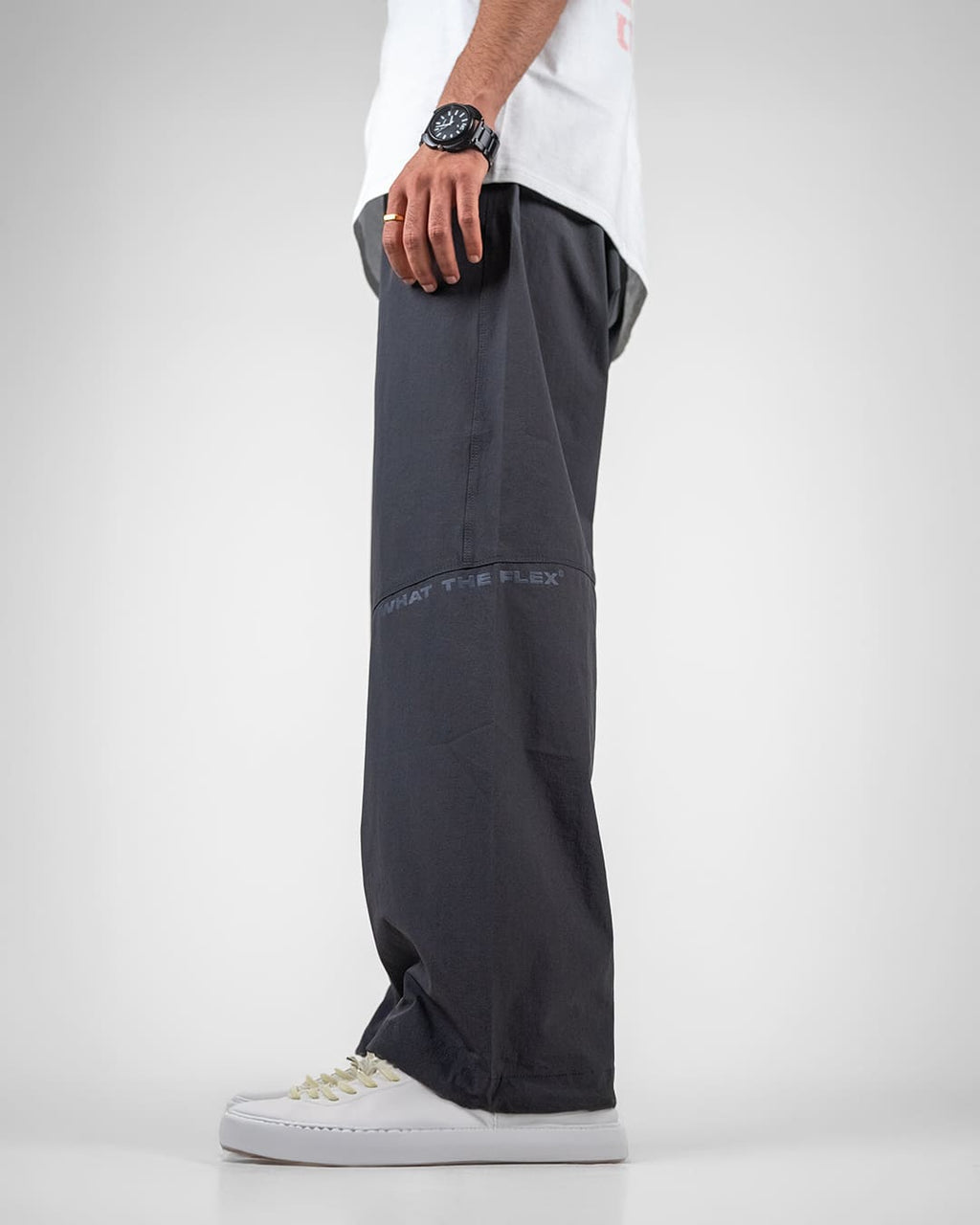 Charcoal Breakout Parachute Pants