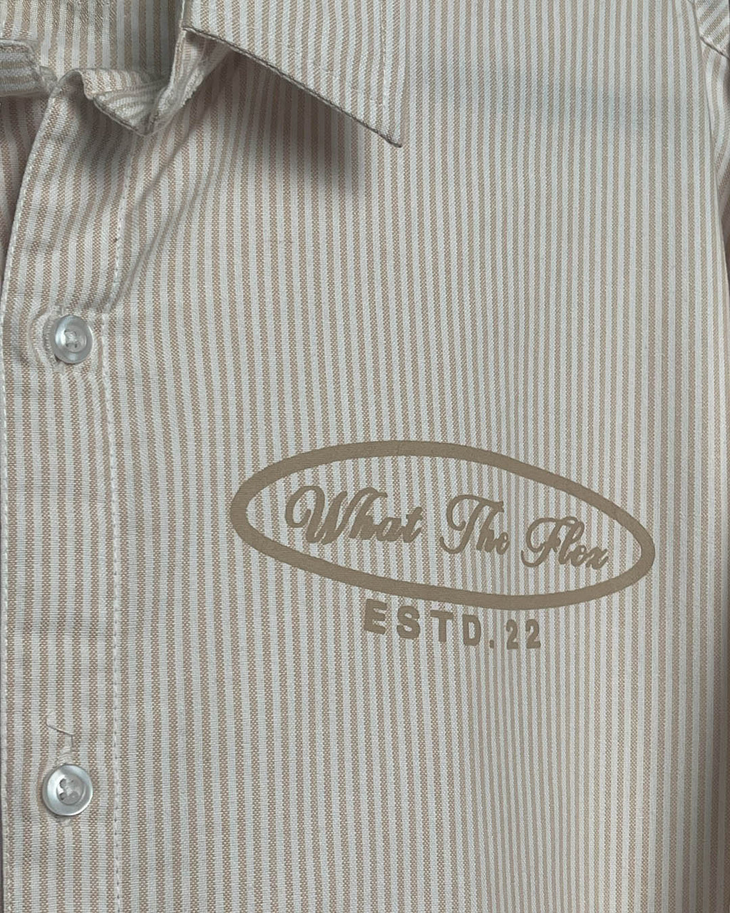 Self Love Club Yellow & White Full Sleeves Striped Shirt