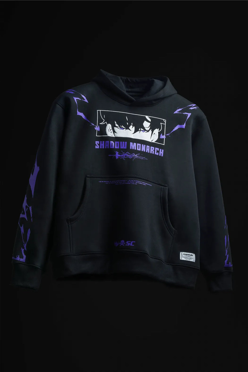 Solo LVLNG VERSION 2 - Anime Oversized Hoodie With Puff Print